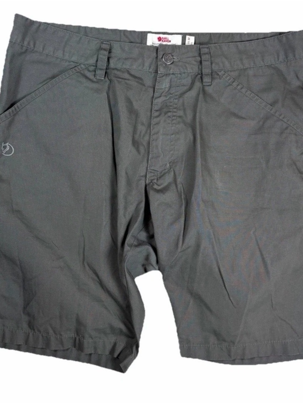 Fjallraven Shorts G-1000 High Coast Hike Trail Cargo Grey Hiking Outdoor 33-34